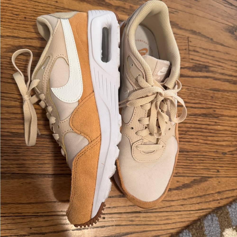 Nike Air Max Sneakers in Sandrift/Amber/White